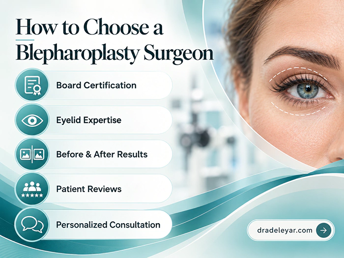 Key factors for choosing a blepharoplasty surgeon